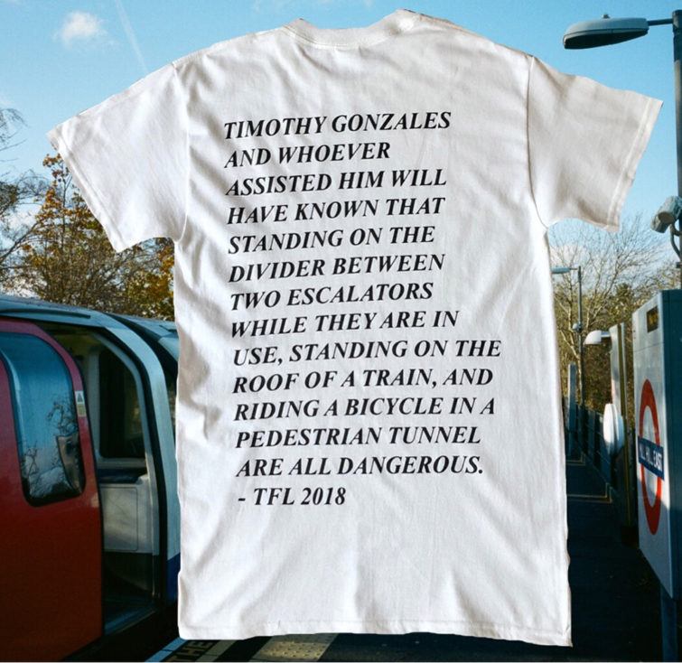 Jimothy releases merch quoting Transport for