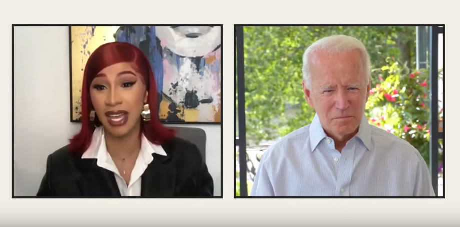 Watch Cardi B Interview Joe Biden